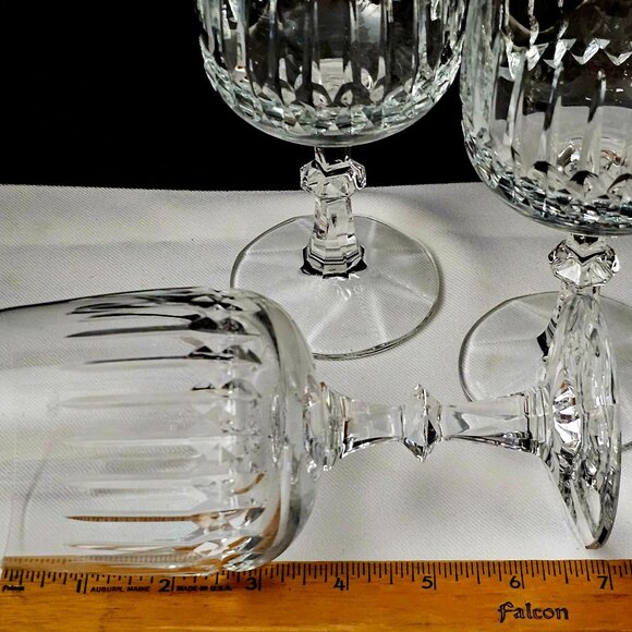 Schott Zwiesel Tango Water Goblets 7" set/3 vertical cuts high-quality crystal f - Picture 10 of 10